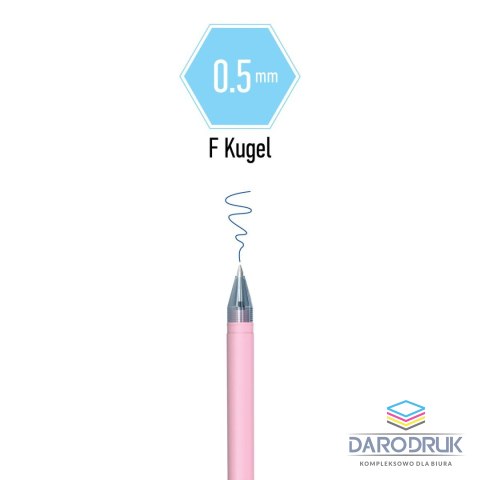 Berlingo Długopis Haze wymazywalny wkład niebieski 0,5mm Berlingo (338377)