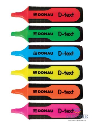 Donau Zakreślacz D-Text wkład niebieski 1,0-5,0mm Donau (7358001PL-10)