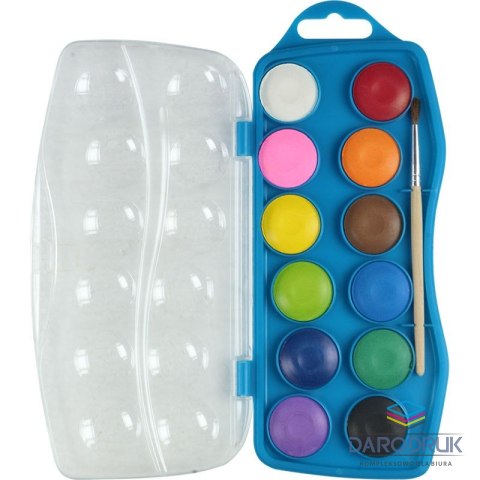 Fun&Joy Farby akwarelowe 12 kolor. Fun&Joy (FJ-12K25KAS)