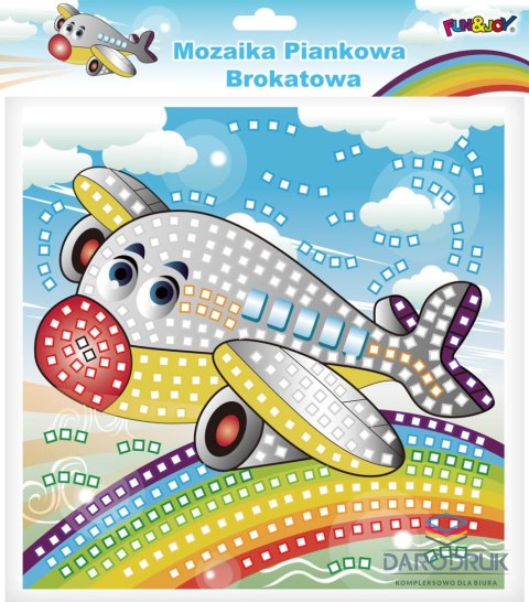 Fun&Joy Mozaika Glitter SAMOLOT Fun&Joy (FJSR2202)