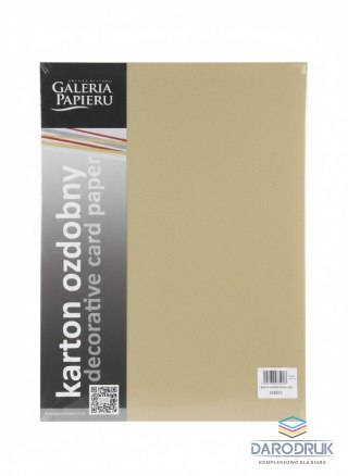 Galeria Papieru Papier ozdobny (wizytówkowy) A4 iceland ZŁOTY 230g Galeria Papieru (204626)