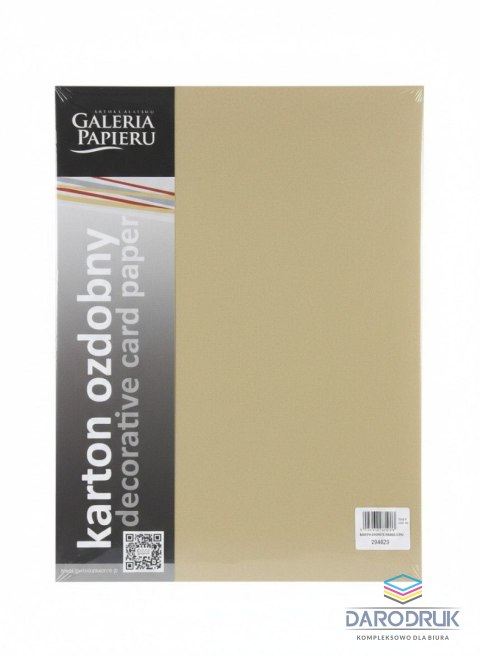 Galeria Papieru Papier ozdobny (wizytówkowy) A4 iceland ZŁOTY 230g Galeria Papieru (204626)