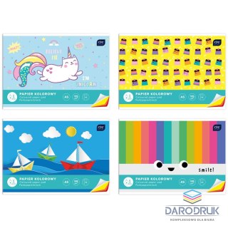 Interdruk Zeszyt papierów kolorowych A4 10k Interdruk (ZEPKA4)