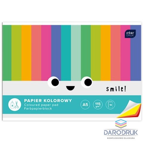 Interdruk Zeszyt papierów kolorowych A4 10k Interdruk (ZEPKA4)