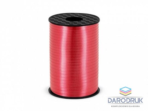 Partydeco Wstążka plastikowa czerwona, 5mm/225m 5x225 [mm x m] czerwona Partydeco (PRP5-007)