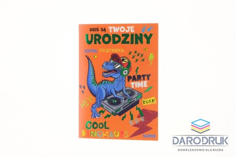 Pol-mak Kartka składana B6 Urodziny dziecięce Pol-mak (B6LUX_URDZIE)