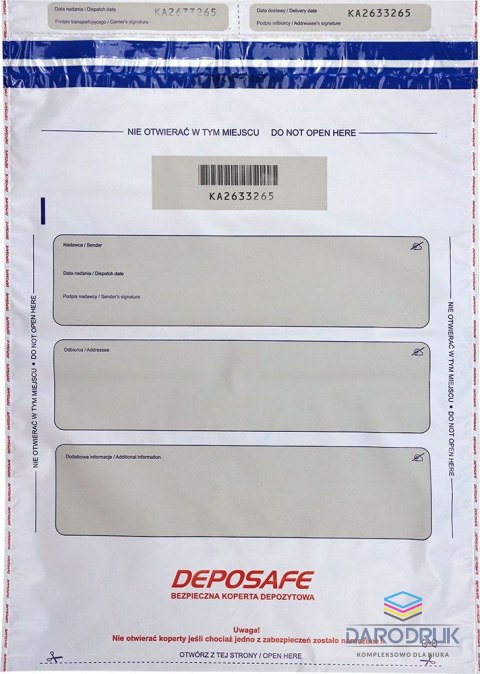 A&G Koperty Koperta bezpieczna Ag Koperty Deposafe 360x465