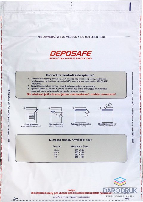 A&G Koperty Koperta bezpieczna Ag Koperty Deposafe 360x465