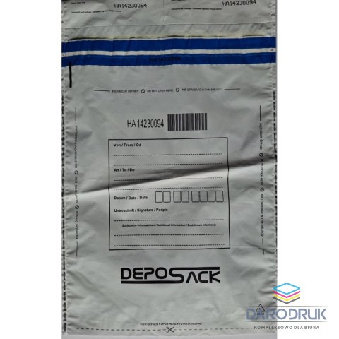 A&G Koperty Koperta bezpieczna C3 deposack C3 biała [mm:] 330x475 A&G Koperty (2340) 100 sztuk