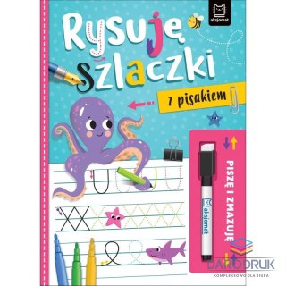 Aksjomat Książka dla dzieci Piszę i zmazuję. Rysuję szlaczki z pisakiem Aksjomat