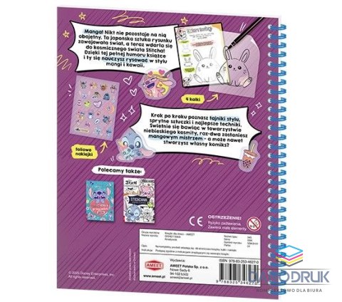 Ameet Książka dla dzieci Stitch. Kreatywnik Ameet (SSK 9101)