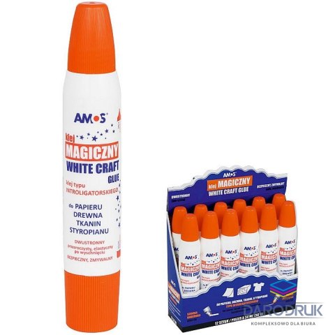 Amos Klej w płynie dwustronny 34ml 36g Amos (130-1488)