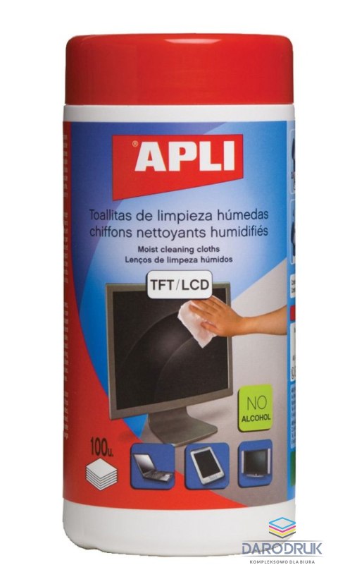 Apli Chusteczki 100 szt Apli (AP11823)
