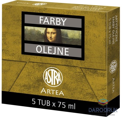 Artea Farba olejna kolor: biały tytanowy 75ml 1 kolor. Artea