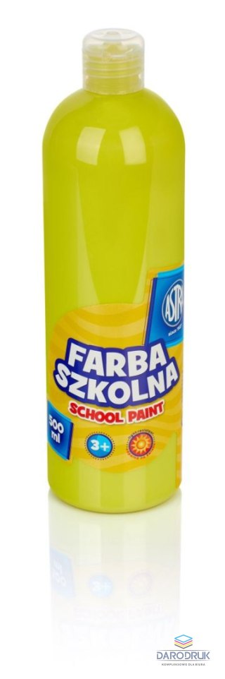 Astra Farby plakatowe kolor: cytrynowy 500ml 1 kolor. Astra (301109002)