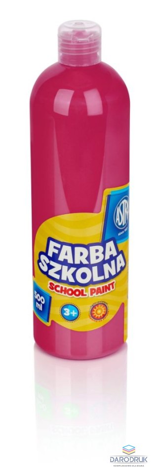 Astra Farby plakatowe kolor: różowy 500ml 1 kolor. Astra (301109003)