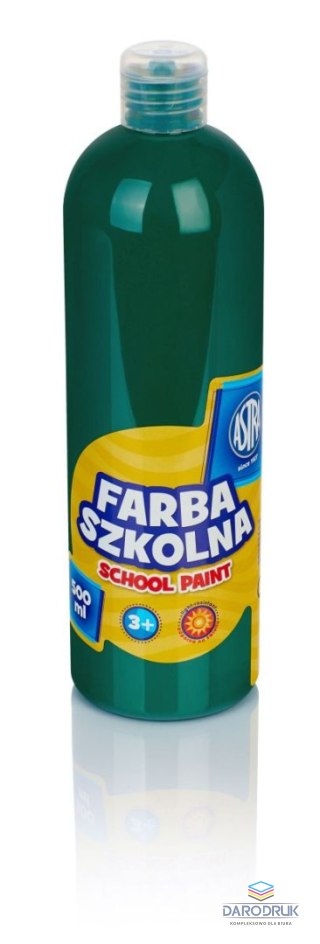 Astra Farby plakatowe kolor: zielony ciemny 500ml 1 kolor. Astra (301109005)