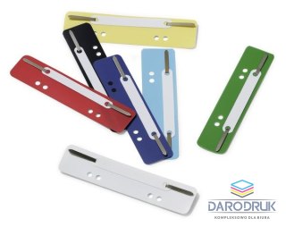 Durable Wąsy do skoroszytów plastik kolor: biały 25 szt Durable