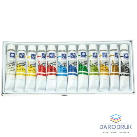 Firster Farby akwarelowe 12ml 12 kolor. Firster (FGC-121)