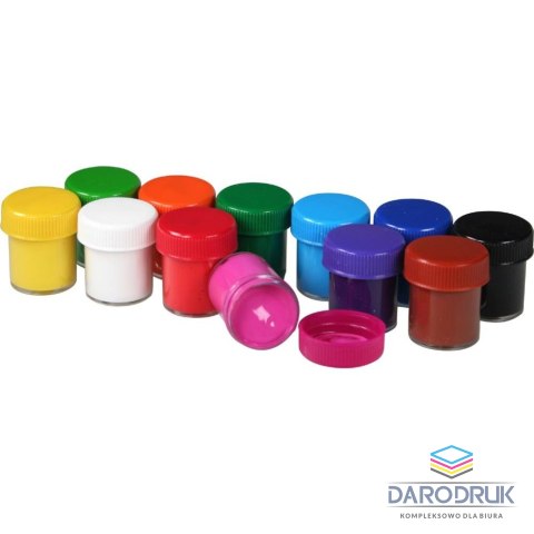 Fun&Joy Farby plakatowe kolor: mix 20ml 12 kolor. Fun&Joy (FJ-012)