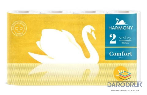 Harmony Papier toaletowy Comfort a'8 kolor: biały 8 szt Harmony