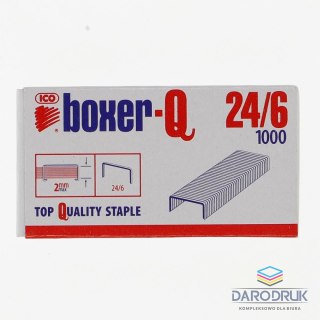 Ico Zszywki 24/6 Boxer 1000 szt Ico (ISAXBQ24/6)