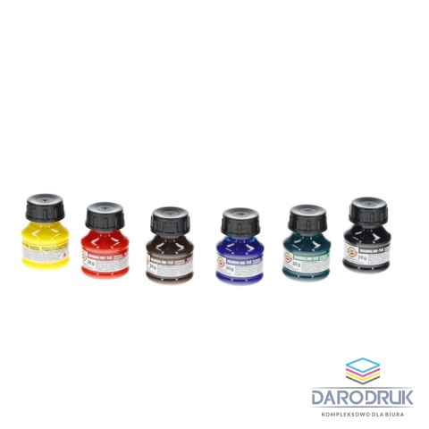 Koh-I-Noor Tusz kreślarski MIX KOLORÓW kolor: mix 20ml Koh-I-Noor
