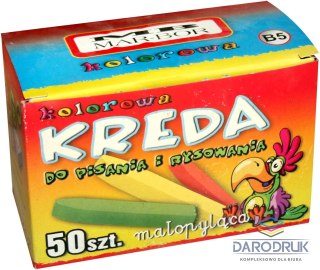 Mar-Bor Kreda B5 kolor: mix 50 szt Mar-Bor