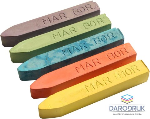 Mar-Bor Kreda B5 kolor: mix 50 szt Mar-Bor