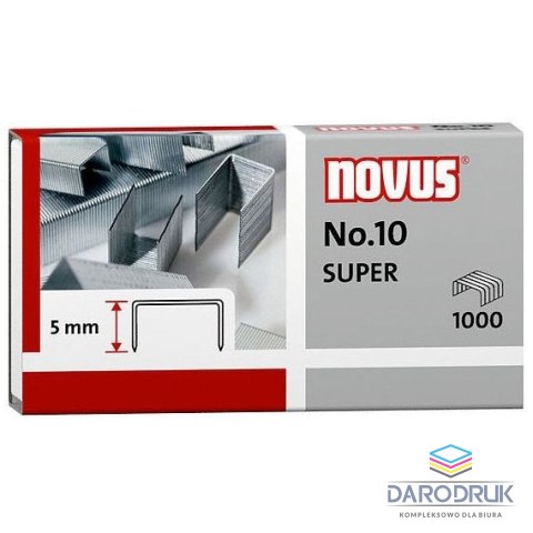 Novus Zszywki 10 No.10 1000 szt Novus (040-0003)