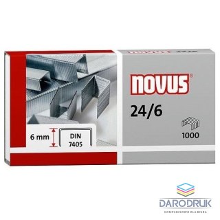 Novus Zszywki 24/6 1000 szt Novus