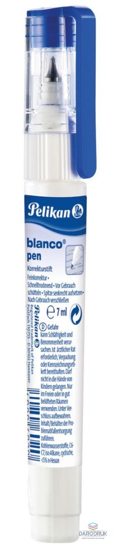 Pelikan Korektor w długopisie (piórze) Blanco 7ml 300933 7ml Pelikan (300001138)