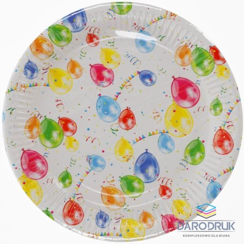 Pol-mak Talerz jednorazowy papier śr. 22mm 8 szt Pol-mak