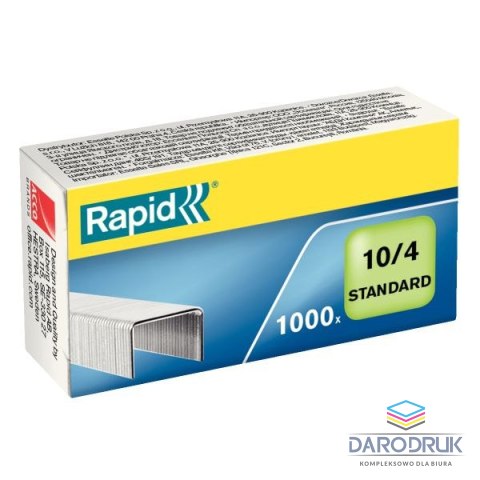 Rapid Zszywki 10/4 1000 szt Rapid (24862900)
