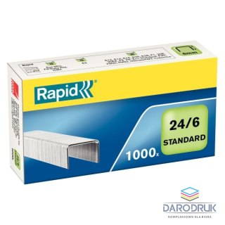 Rapid Zszywki 24/6 standardowe 1000 szt Rapid (24855600)
