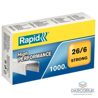 Rapid Zszywki 26/6 Strong 26/6 1000 szt Rapid (24861400)