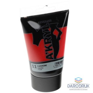 Renesans Farba akrylowa karminowa kolor: karminowy 100ml Renesans (11)