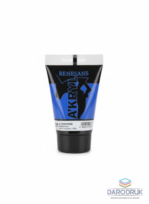 Renesans Farba akrylowa kolor: błękit ultramaryna 100ml Renesans (21)