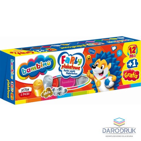 St.Majewski Farby plakatowe Polly pocket kolor: mix 20ml 12 kolor. St.Majewski