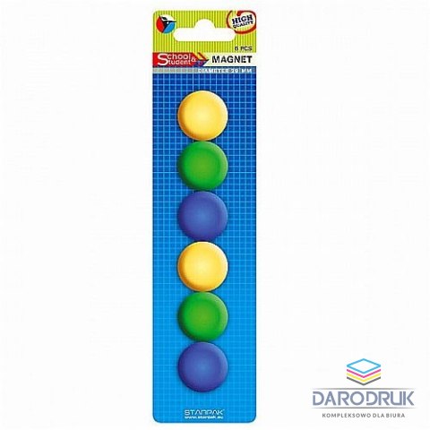 Starpak Magnes Office mix Starpak (262702) 6 sztuk