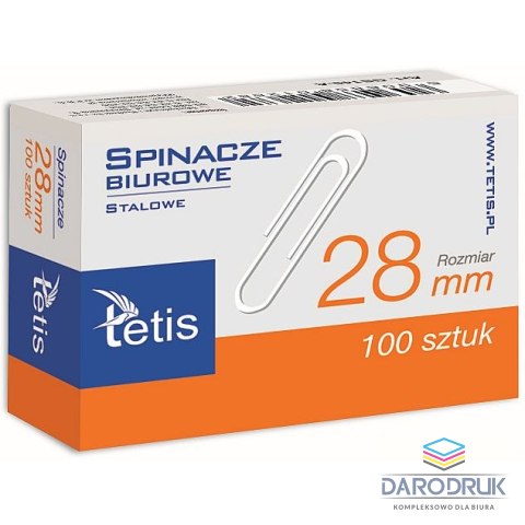 Tetis Spinacze okrągły 28mm 100 szt Tetis (GS140-B)
