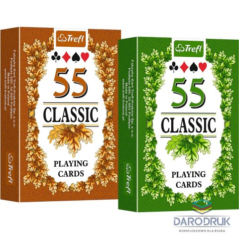 Trefl Karty Classic Trefl 55 sztuk