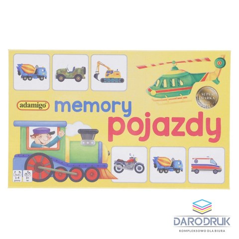 Adamigo Gra pamięciowa pojazdy memory Adamigo
