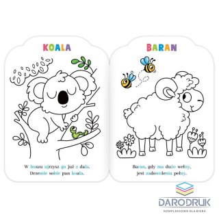 Aksjomat Książka dla dzieci Malowanki rymowanki z misiem. Czytam sylabami i koloruję Aksjomat