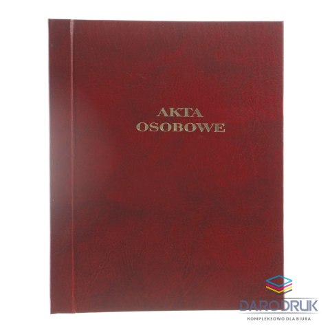 Barbara Teczka do akt osobowych A4 bordowy tektura Barbara (1822000)
