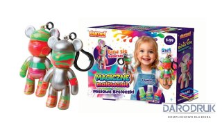 Dumel Zestaw kreatywny dla dzieci MAGICZNE MALOWANIE - MISIOWE BRELOCZKI Dumel (DD30622)
