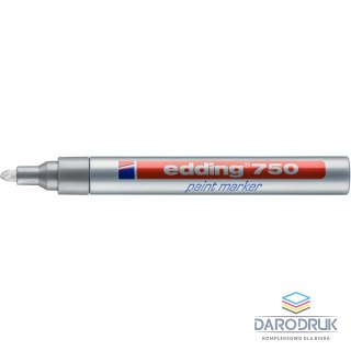 Edding Marker specjalistyczny wkład srebrny 2,0-4,0mm okrągła końcówka Edding (750/054/S ED)