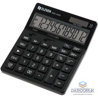 Eleven Kalkulator na biurko Eleven (SDC333XBKE)