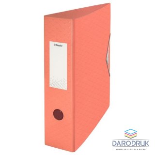 Esselte Segregator dźwigniowy morelowy colour ice A4 75mm brzoskwiniowy Esselte (626216)