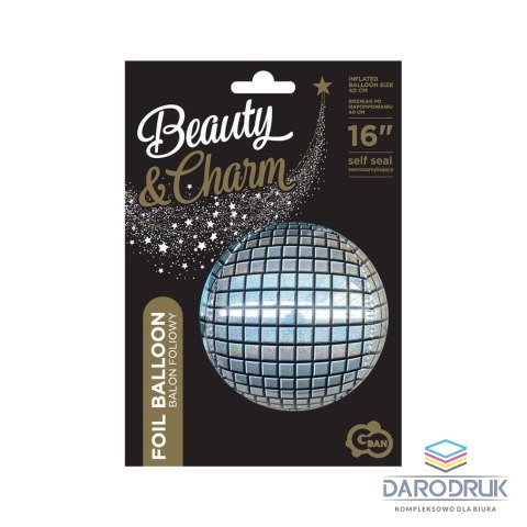 Godan Balon foliowy 16 cali kula disco 16cal Godan (BK-HDC)